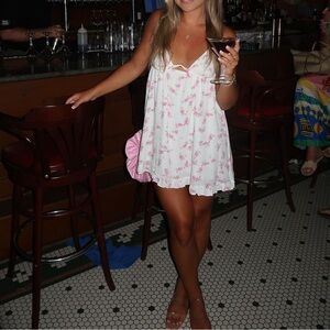 Island gypsy mini floral dress